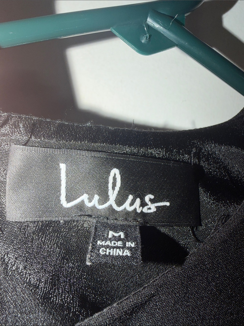 Lulu's Black Long Sleeve Shift Dress - Picture 2 of 2